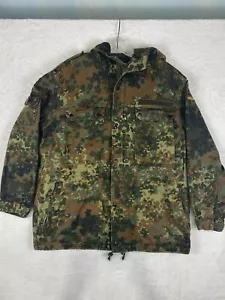 German Army Flecka Flecktarn Camo Parka Field Jacket Military Issued Gr.5/XL VTG - Picture 1 of 10