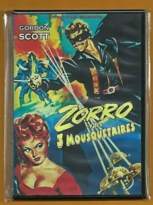 DVD - ZORRO ET LES 3 MOUSQUETAIRES (GORDON SCOTT) INTROUVABLE !!! - Photo 1/1