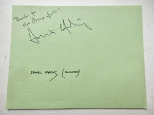 DANIEL HARDING - BRITISH CONDUCTOR - AUTOGRAPH - Picture 1 of 1