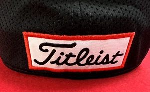Titleist Pro V1 FJ Footjoy Golf Flex Fitted Hat Cap Stretch Black/White Size M/L - Picture 1 of 15