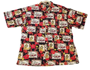 USC Trojans Shirt Mens Large Hawaiian Casual Button Down All Over Print XL - Picture 1 of 10
