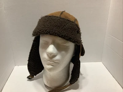 Sombrero de aviador ililily invierno snowboard sherpa orejeras trampero marrón Foto 1 de 4