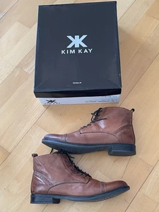 Kim Kay Stiefelette Echtleder ganz Weich Braun Gr. 40 Wie Neu nur 2 Mal Getragen - Bild 1 von 6