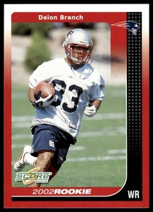 2002 Score #296 Deion Branch RC New England Patriots NM+ - Bild 1 von 2