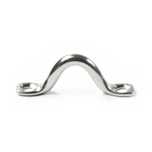 MARINE CITY 304 Stainless Steel Large Bimini Boat Top Pad Eye, Eye Strap Boats - Picture 1 of 7