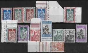 ITALIEN 1928 postfrisch NH OG kompletter Satz 13 Briefmarken Sass #226-238 CV 1750 € ss/vz - Bild 1 von 1
