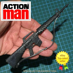 Action Man Vintage Palitoy 1:6 Scale SAS Parachute Attack M16 Rifle FREE POST UK - Picture 1 of 17
