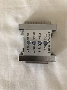 Adaptateur testeur de boucle de prise parallèle DB25 - avec indicateurs LED modem - Photo 1/4