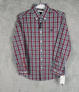 Lauren Ralph Lauren Damen kariertes Hemd Langarm rot Größe 16R neu $ 50 unverbindliche Preisempfehlung des Herstellers - Bild 1 von 11