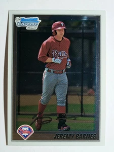 2010 Bowman Chrome Prospects #BCP152 Jeremy Barnes - Picture 1 of 2