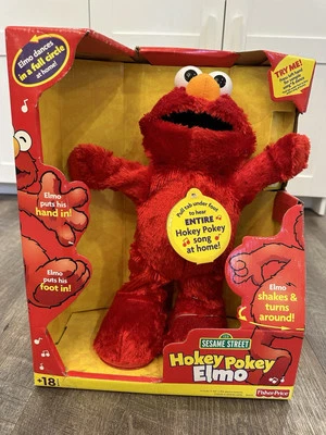 Hokey Pokey Elmo Sesame Street Fisher Price Mattel 2002 de colección raro nuevo en caja Foto 1 de 4