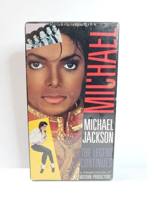 Michael Jackson The Legend Continues (VHS Tape NEW SEALED) - Image 1 of 4