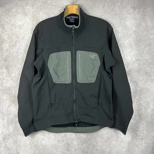 Vintage Arc’teryx Soft Shell Herren Jacket Men’s Size Small Brown Full Zip - Picture 1 of 6
