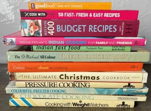 12 Cookbook Bundle BBC Good Food Delia Smith Weight Watchers Recipe Books Lot - Imagen 1 de 13