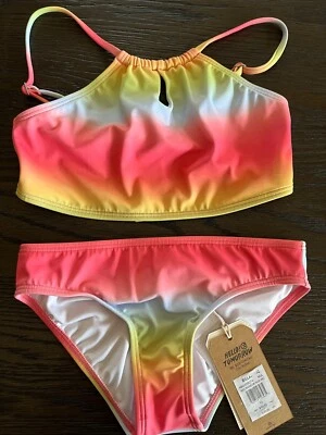 Billabong Girls Rad Rainbow Swimsuit Girls Sz 10 2-Piece NWT $55.95 FREE SHIPPIN - Image 1 of 4