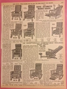 Stühle Möbel 1908 Sears Rehbock Vintage Werbung Katalog Seite - Bild 1 von 2