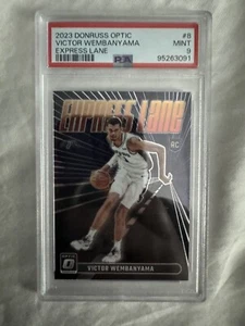 Victor Wembanyama 2023-24 Donruss Optic Express Lane Rookie Spurs PSA 9 - Picture 1 of 2