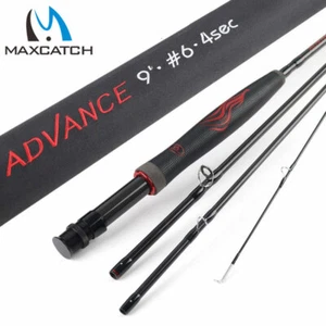 Maxcatch Advance 5/6/8wt 9FT Fly Fishing Rod Super Light Flexible Resins Handle - Picture 1 of 7