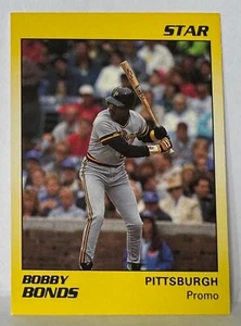 1990 Star Yellow Promo BLANK BACK Barry Bonds M4 - Bild 1 von 1