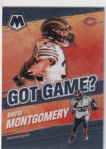 2021 Panini Football NFL Mosaic Card No. GG-13 David Montgomery Got Game