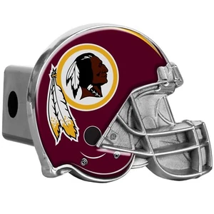 Washington Redskins NFL Metal Helmet 3D Polyurethane Plastic Trailer Hitch Cover - Picture 1 of 4