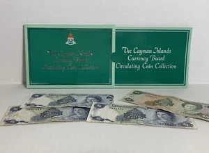 Cayman Islands Currency Board Lot: $8 In Notes w/ Royal Mint Coin Collection Set - Picture 1 of 8