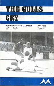 THE GULLS CRY ~ REVISTA TORQUAY UNITED ENERO 1968 ~ VOLUMEN 1 NÚMERO 1 - Imagen 1 de 1