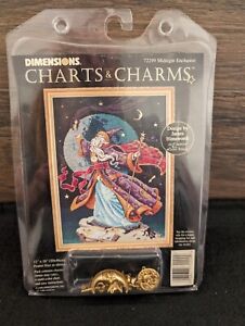 Dimensions Charts & Charms Midnight Enchanter 72299 Wizard Cross Stitch NEW!