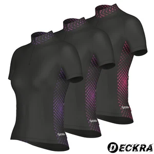 Women Cycling Jersey Outdoor Road Biking Breathable Ladies Bicycle Shirt Top - Foto 1 di 14