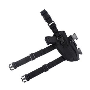 Tactical Drop Leg Thigh Pistol Holster Right Hand Adjustable with Magazine Pouch - Picture 1 of 8