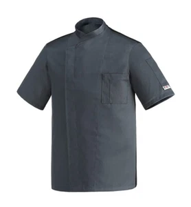 GIACCA CHEF CUOCO OTTAVIO GRIGIO CONVOY MANICA CORTA TG.2XL EGOCHEF PREZZO SHOCK - Foto 1 di 1