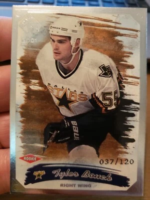 Tyler Bouch 2001 stock privado novato lámina de plata 37/120 ¡Como nuevo!! Foto 1 de 2