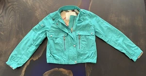 Burberry Children’s Girls Bright jade green Jacket- Sz 10Y - Picture 1 of 12