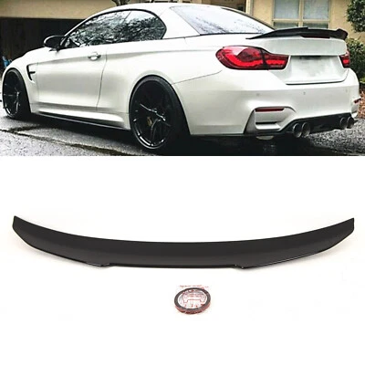 TRADE VEHICLE PARTS Fits BMW 4 Series F33 F83 M4 2014-2020 Rear Trunk Boot Spoiler PSM Style Gloss