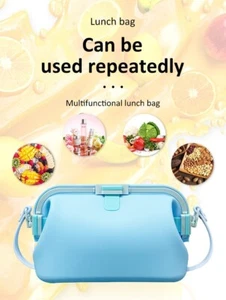 Multipurpose food silicone - lunch box,Travel, Makeup ice pack Storage kitchen - Picture 1 of 13