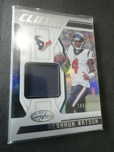 2018 Certified Deshaun Watson Clutch Jersey #/399 Texans - PWE .95 Shipping - Picture 1 of 1