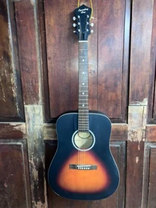 Recording King RDH-05 Solid Top Dreadnought Steel String Acoustic Guitar W/Case - Picture 1 of 22