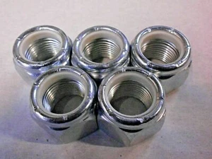 NY612042 3/4" UNF Nut BZP Nyloc x5 Landrover & Other Vehicles - Picture 1 of 3