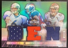 2007 Topps Triple Threads Relic Combo Sapphire Cutler/Henry/Walker  /18