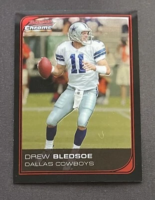 2006 Bowman Chrome Drew Bledsoe  #188 Dallas Cowboys Football Trading Card - Image 1 of 2