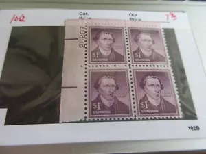 Mint NH US Scott #1052 Plate Block Patrick Henry - Picture 1 of 1