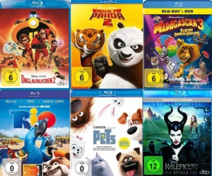 Auswahl Blu-ray Kinder- und Animationsfilme (u.a. Kung Fu Panda,Rio, Madagascar) - Bild 1 von 71