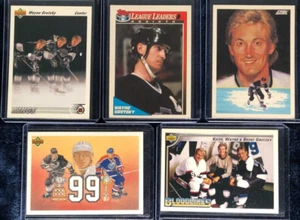 Wayne Gretzky 5 NHL Karten - Topps, Score "Dream Team", Upper Deck - LA Kings - Bild 1 von 3