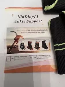  Ankle compression sock brace. Perfect for sports. Yoga, soccer, basketball. - Picture 1 of 8