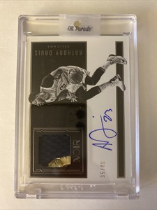 2016-17 Panini Noir Anthony Davis New Orleans Pelicans Patch Auto Card #’d 35/40