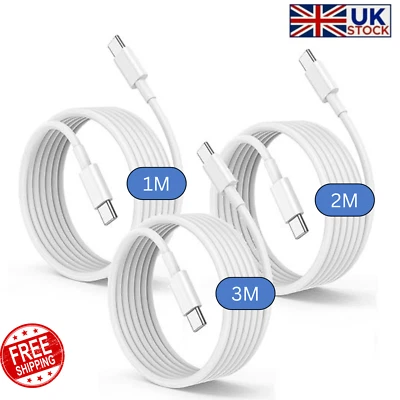 USB C to USB C Cable Fast Charging 3A PD Type C Cord for iPhone,Tablet,Samsung - Image 1 of 4