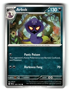 Pokemon Temporal Forces Arbok 101/162 - Picture 1 of 3