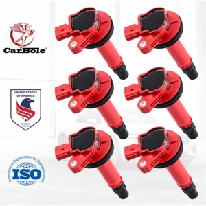 6 PCS Ignition Coils For Ford Explorer F150 Lincoln MKT Mazda 3.5L 3.7L V6 UF553 - Picture 1 of 10
