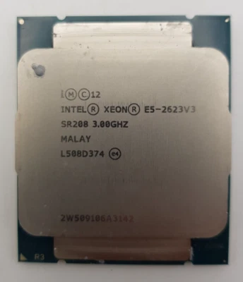 Genuine Intel Xeon E5-2623V3 3.0GHz CPU Processor SR208 LGA2011 (OFFERS OK) - Image 1 of 2