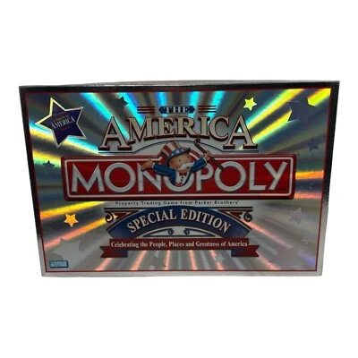 Monopoly The America Special Edition Board Game Parker Bros 2002 - Image 1 of 4